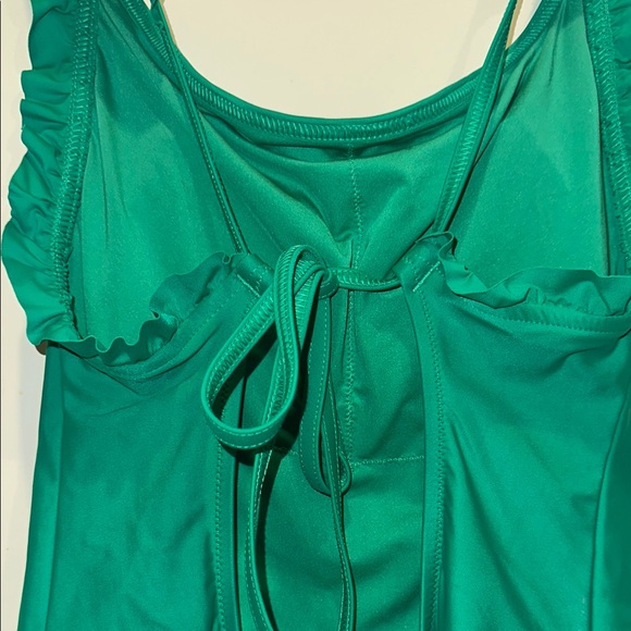 Aerie, Emerald Green One-Piece Swimsuit, L - Picture 6 of 8
